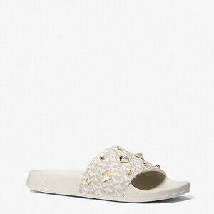 MICHAEL MICHAEL KORS Gilmore Studded Logo Slide